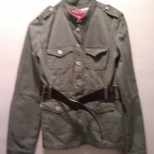 Women Lazer Jeans Shirt with Belt